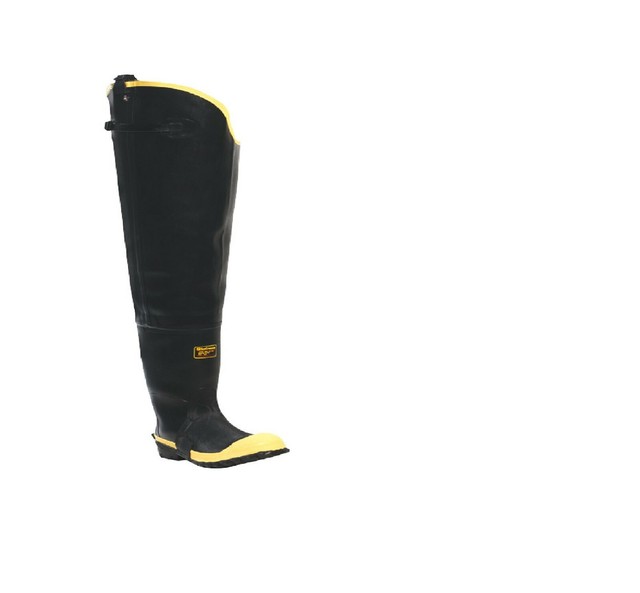 LaCrosse Men's Waterproof Storm Hip Insulated 31" Black Steel Toe Boots