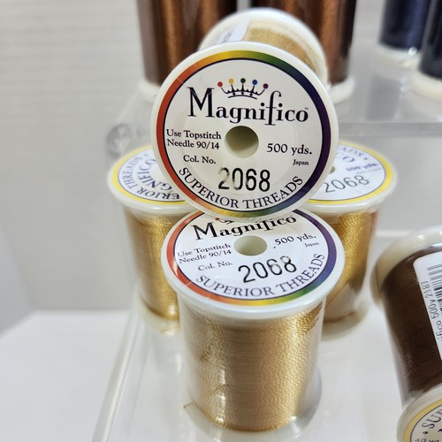 Lot of 19 Spools Superior Threads Magnifico Polyester 500 Yd Each 40Wt 2Ply NEW - Picture 5 of 13