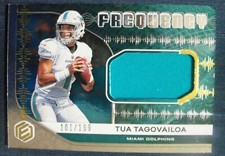 2020 Panini Elements Frequency Relic Tua Tagovailoa Miami Dolphins 101/199 RC