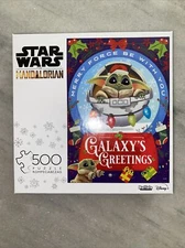 Star Wars Galaxy's Greetings Grogu Mandalorian 500 Pcs Jigsaw Puzzle New Sealed