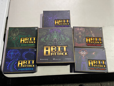 Petersen Games 8-bit Attack Collection Base Game + 5 Expansions  8 Bit Attack