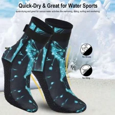Water sports Swimming Scuba Diving Surfing Neoprene 3mm Socks Snorkeling Boots