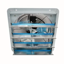 Shutter Exhaust Fan 16 Inch Wall Mounted Automatic Aluminum Attic Fan