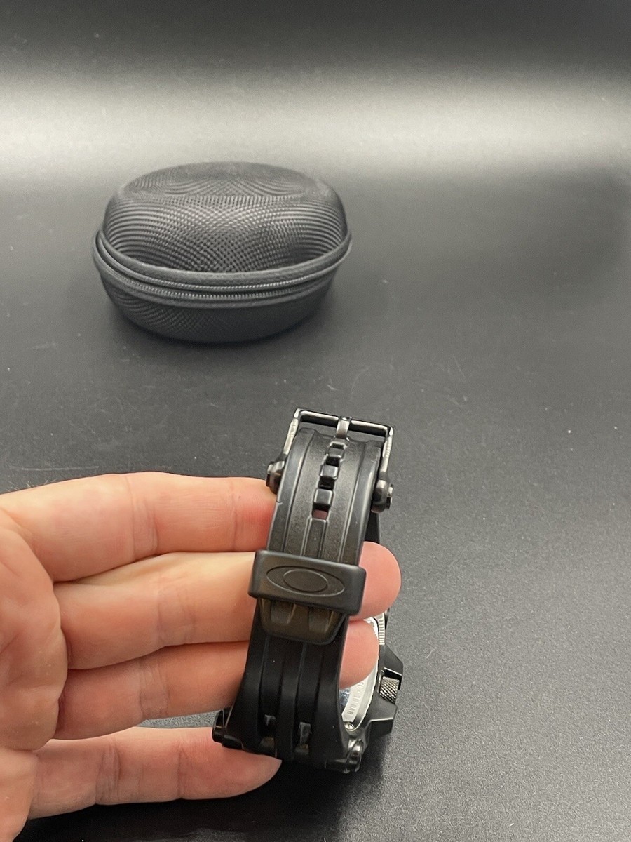 Oakley Warrant Stealth Black w/ Black Watch | eBay