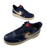 Nike Air Force 1 07 LV8 Size 8 Nautical Midnight Navy Sail Sneakers Flag 2018