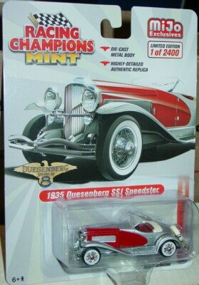 自動車 Racing Duesenberg RACING CHAMPIONS 1935 DUESENBERG SSJ SPEEDSTER -Red/Silver
