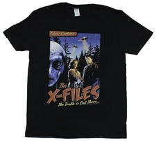 The X-Files Adult New T-Shirt - Old School Movie Poster Design Pic