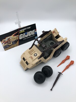 GI JOE : Figurine Skidmark / Pilote de Desert Fox 6WD - 1988