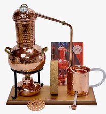 CopperGarden Aroma-Destille Arabia 2 Liter | Thermometer Aromasieb Spiritus-Br.