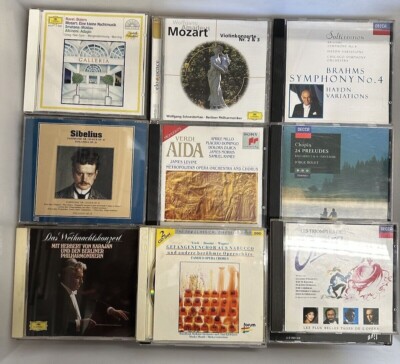 50 x STÜCK CD Klassik Sinfonien Solokonzerte Opern Konzerte