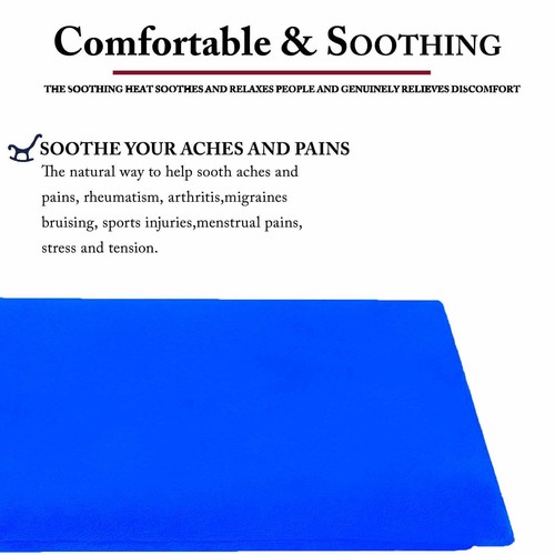 Unscented Fleece Wheat Heat Cool Pack Microwavable Cold Pack Heat Bag UK Made - Photo 42 sur 90