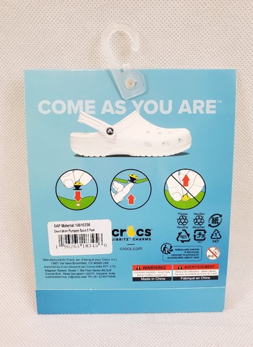 Crocs Schuh Jibbitz Kürbis Gewürz 5er-Pack einzigartig für Sie LKW Herbst Halloween Ernte - Bild 4 von 5