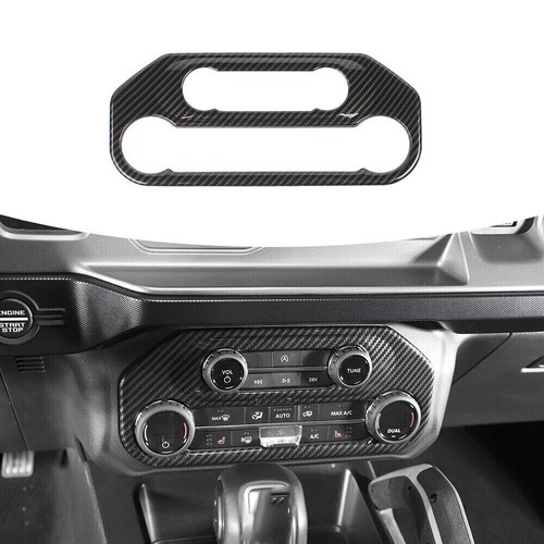 20x Interior Decoration Cover Trim Accessories For Ford Bronco 21+ Carbon Fiber - Picture 7 of 15