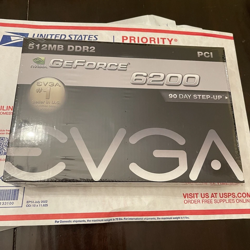 EVGA NVIDIA GeForce 6200 512P1N402LR 512MB DDR2 SDRAM PCI Video Card 512-N402-LR - Image 2 of 4