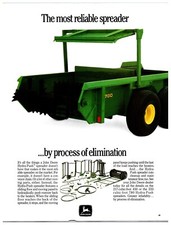 1990 John Deere 780 Manure Spreader - Original Print Advertisement (8in X 11in)