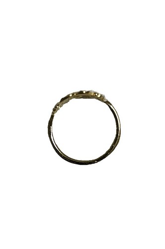 22K Yellow Gold layered Ring Later “G” Women’s Size 9 Vintage New 2.1 g - Picture 6 of 9