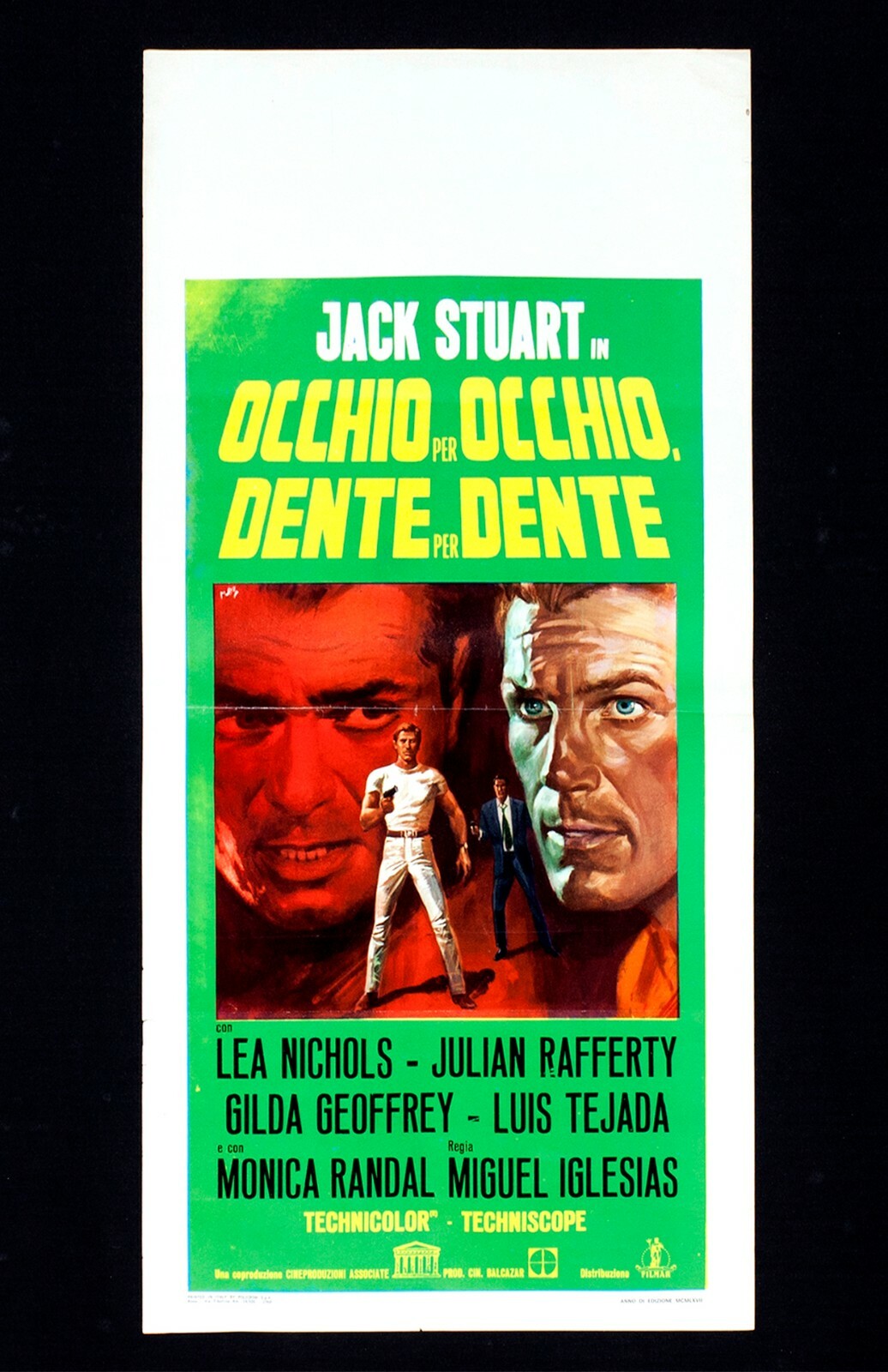 Locandina di Occhio per occhio, dente per dente (1967)