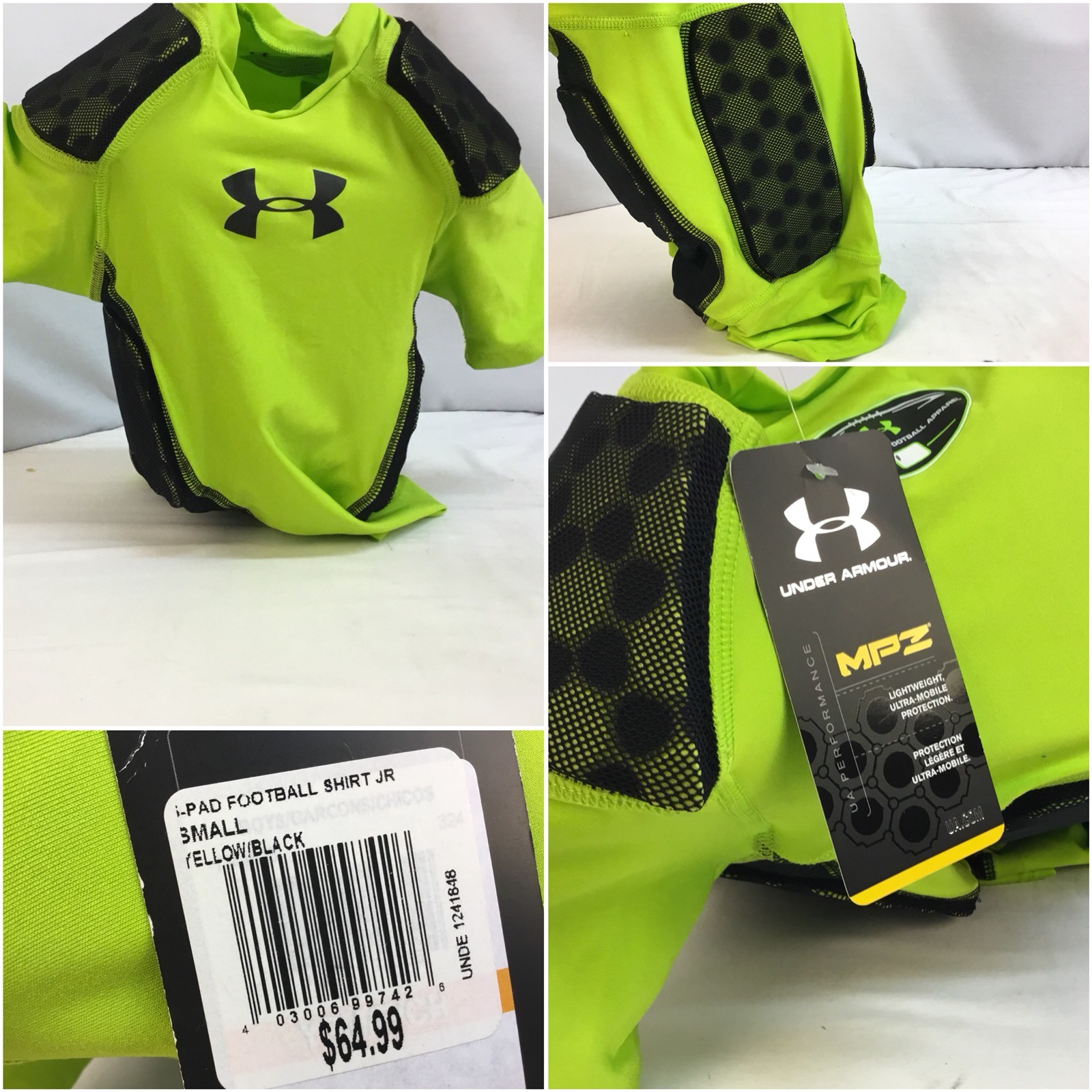 under armour padded shirt