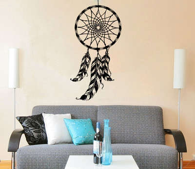 Dream Catcher Wall Decal Vinyl Sticker Decals Feather Boho Decor
