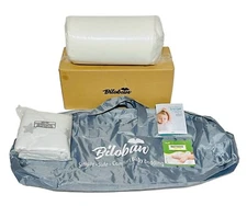 Baby BILOBAN MATTRESS TOPPER - Removable Zippered Cover & Travel Carrying Bag