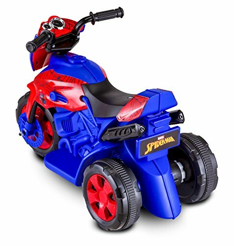 6v spiderman motorcycle ride on