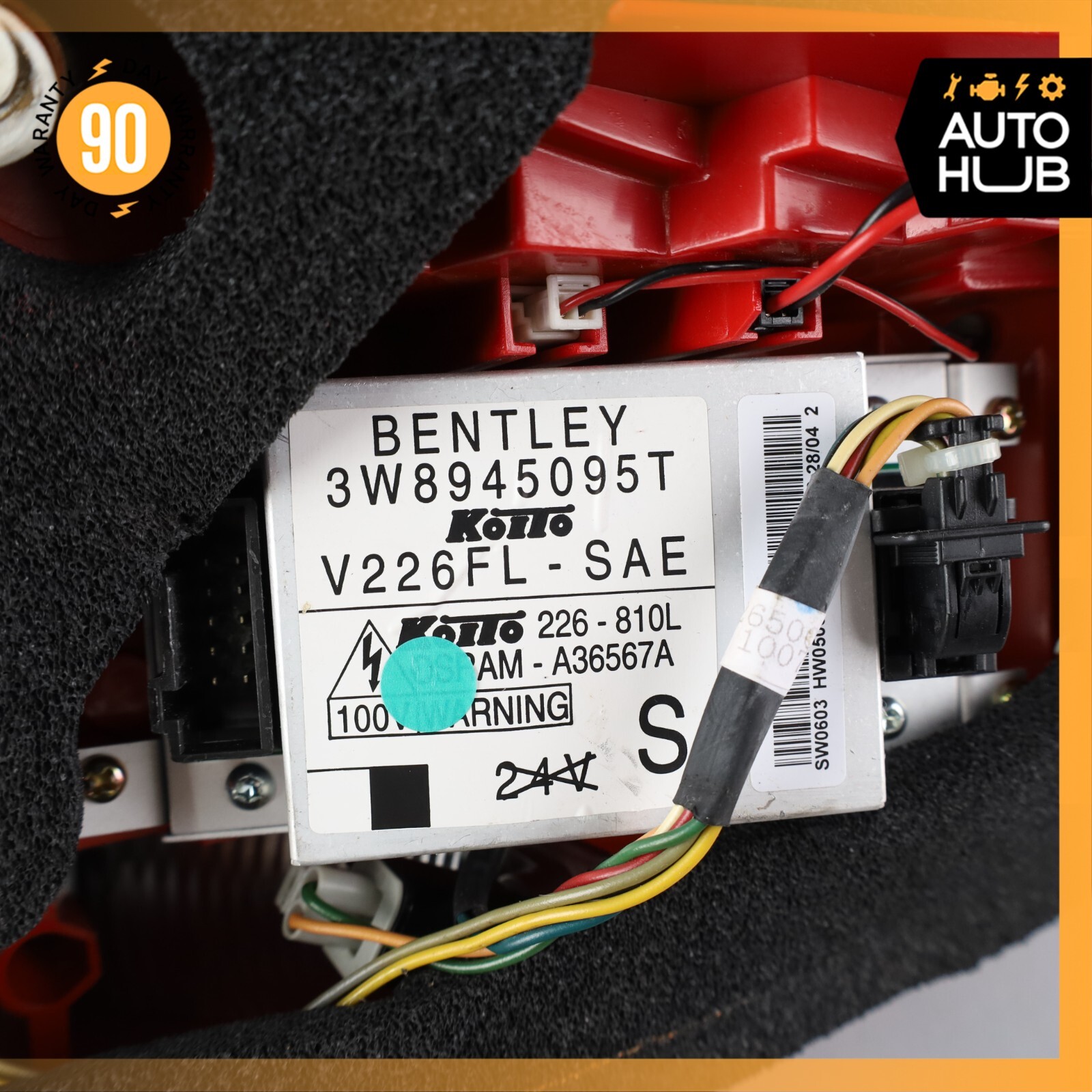 03-09 Bentley Continental GT GTC Left Driver Side Tail Light Lamp OEM 81k
