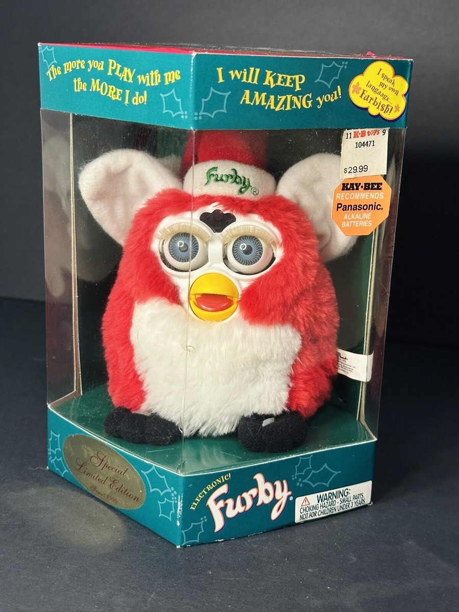 1999 Furby Christmas Santa Special Limited Edition