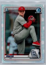 2020 Bowman Draft #BD-125 Levi Prater Chrome Refractor *CA