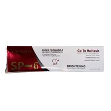  Yayashi SP-6 Probiotic Whitening Toothpaste Oral Health NEW 120g