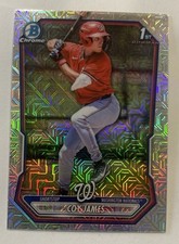 2026 Bowman Coy James Mega Mojo Refractor #65 Rookie Nationals