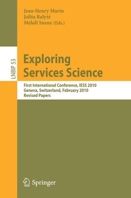 Exploring Services Science Jean-Henry Morin