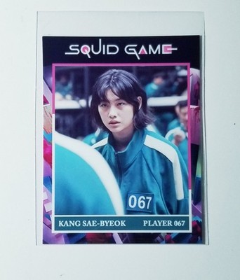 SQUID GAME KANG SAE-BYEOK CUSTOM NOVELTY ART CARD WITH BACK PLAYER 067
