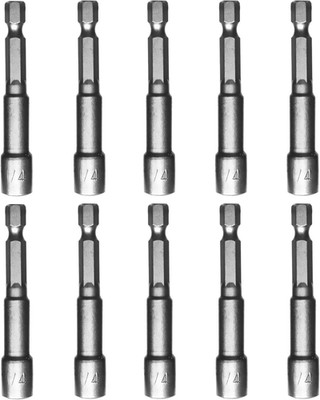 1/4'' Nut Driver Bit Sets 10pcs, 1/4 Inch Nut Driver Hex Shank Quick Chan