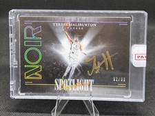 2023-24 Panini Noir Tyrese Haliburton Spotlight On Card Auto /99 Pacers