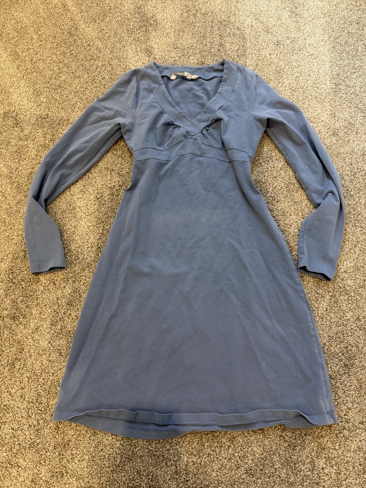 Athleta Senorita Long Sleeve V-neck Dress
