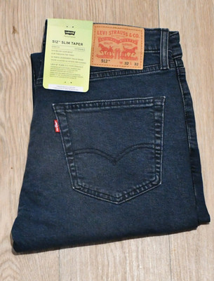 Levis 512 Slim stretch Herren Jeans Navy Blue (W30, W31, W32,W33,W34)