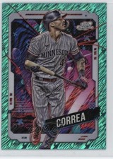 2024 Topps Cosmic Chrome Aqua Equinox Refractor /199 Carlos Correa #65 15zu