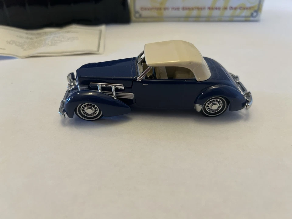 Matchbox Collectibles 1937 Cord Phaeton Sedan DYM35178 With Box And COA - Image 2 of 4