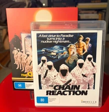 THE CHAIN REACTION blu ray 1980 Umbrella cd soundtrack slipcover SOLD OUT