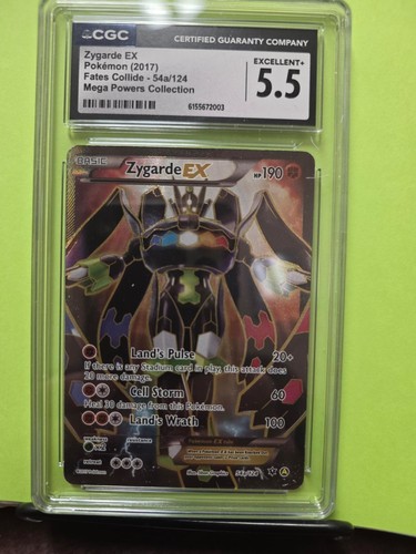 Zygarde-EX graded CGC 5.5 for sale on eBay