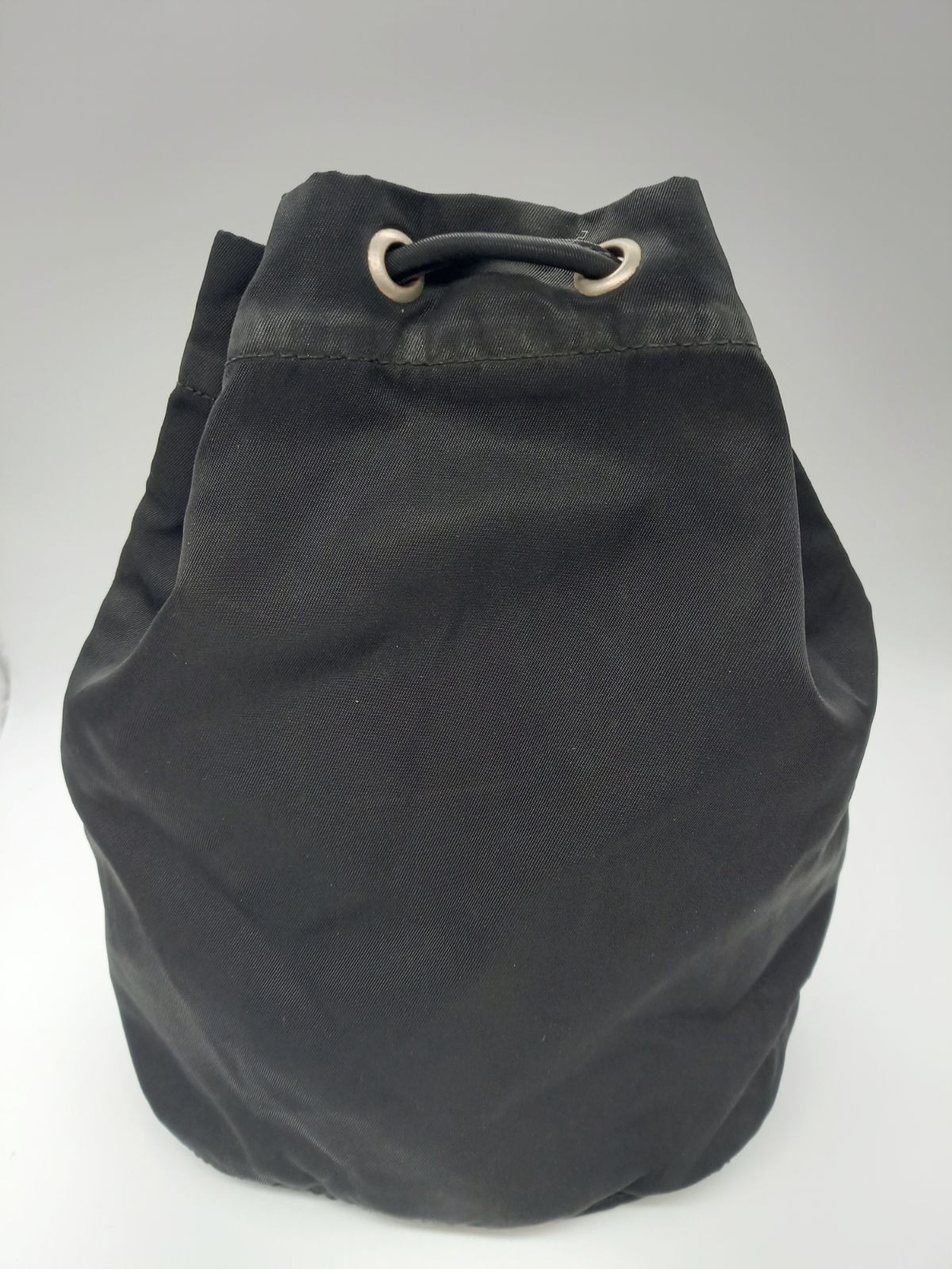 Good Condition PRADA Prada Drawstring Pouch Trian… - image 2