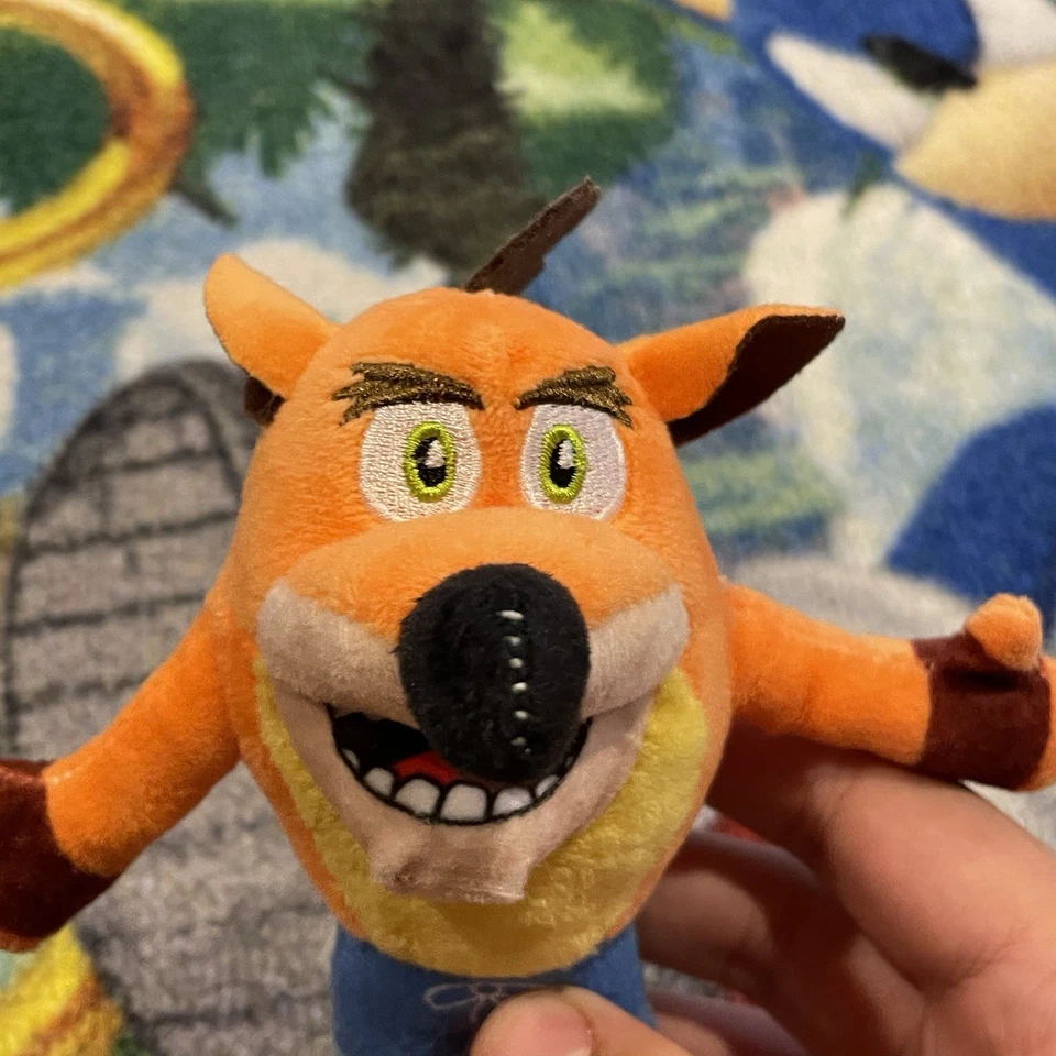 Llavero Juguete Peluche Crash Bandicoot 6" Usado Raro Origen Desconocido Foto 2 de 4