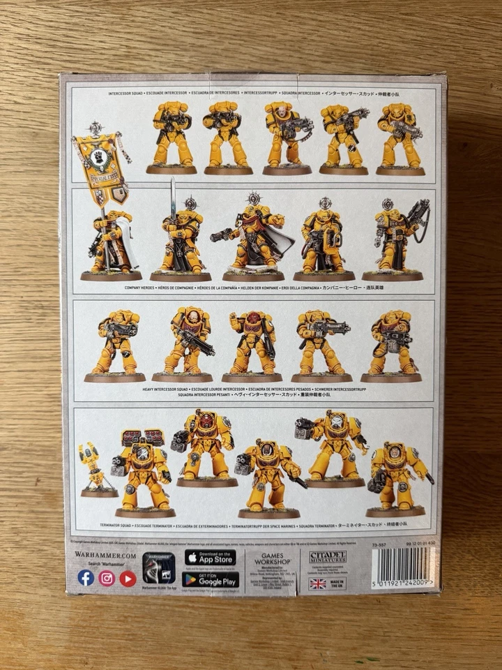 Warhammer 40,000 Space Marines Imperial Fist Combat Patrol новый в коробке - Изображение 2 из 3