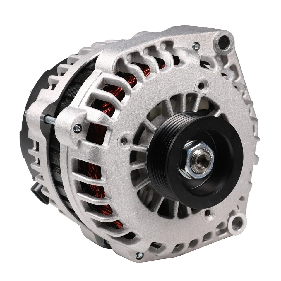 Alternator for Chevy GMC Silverado Sierra 2500 3500 HD 160 Amperage 12V 6 Groove - Image 3 of 4