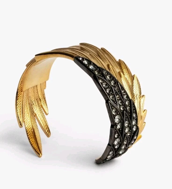 Zadig & Voltaire Rock Feather Spread Your Wings Bracelet - Image 2 of 4