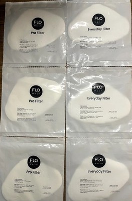 Flo Mask Pro Filter (3pack) and Everyday Filter (3pack) (Air Quality, N95)