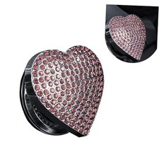 Heart Car Engine Start Button Cover, Bling Diamond Ignition Button Covers Pink