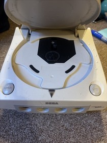 Sega Dreamcast White With Controller, Power Cord, AV Cord, HDMI Tested Working