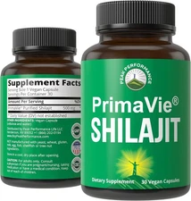 Purified Shilajit Pills with Fulvic Acid 40 Trace Minerals Brain Support