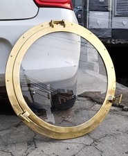 Oblò rotondo da parete in ottone nautico per nave o barca, oblò da 12"